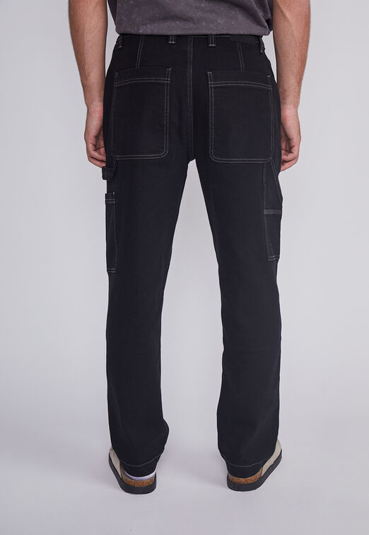Jeans Hombre Carpintero Negro Sioux
